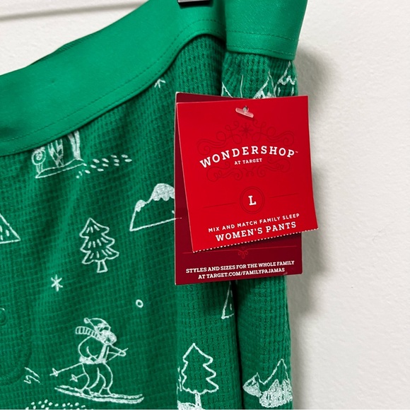 WONDER SHOP Christmas Thermal Pajama Pants Size Large NWT - Picture 4 of 11